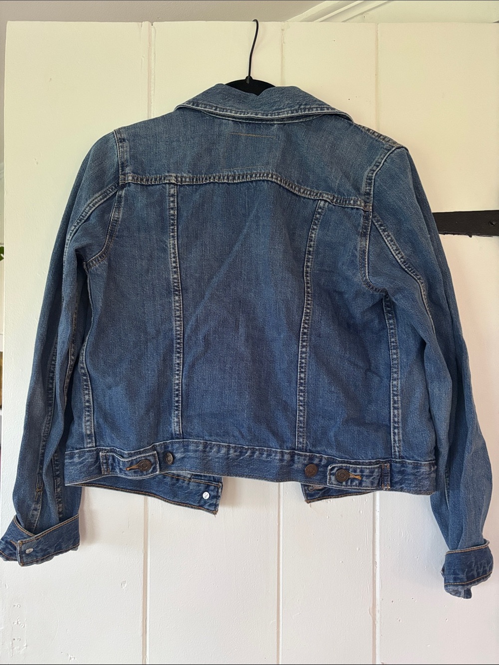 Levi's W Small Short Blue Denim Trucker Style Jean Jacket - Picture 2 of 11